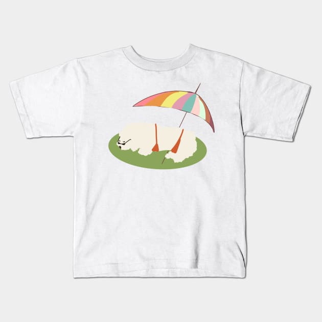 Summer Vacation Kids T-Shirt by PatternbyNOK